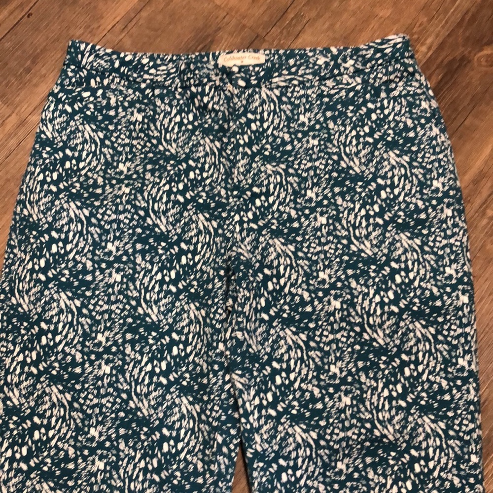 Coldwater Creek Cropped Pants Capris SZ 8 - Picture 4 of 8